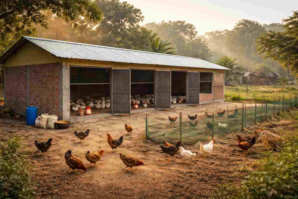Poultry shed