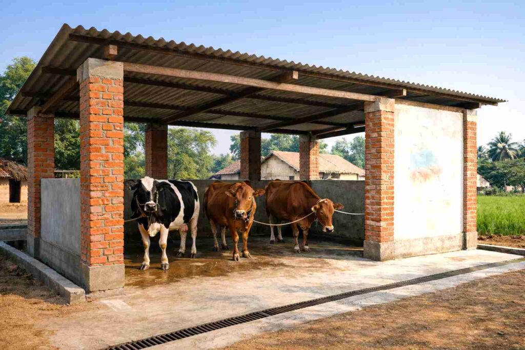 Cow shed 