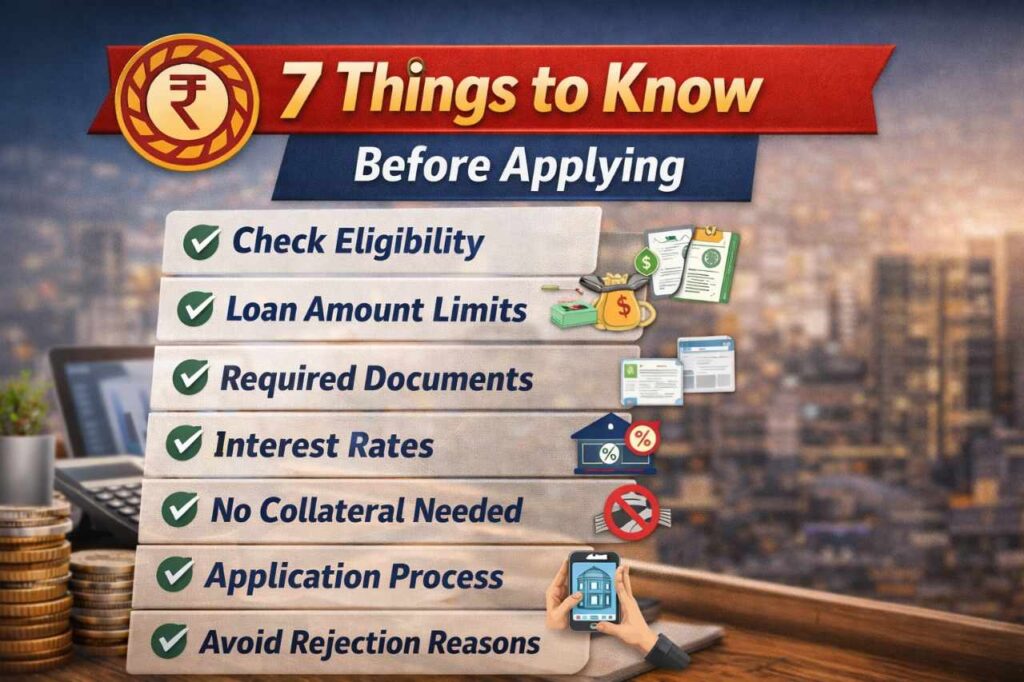 7 points to know before applying Mudra Loan 2026